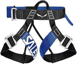 SALEWA Via FERRATA EVO Harness, uniseks, volwassenen, zwart/blauw (zwart), M/XXL