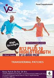 Vie Healthcare Vitamin B12 Plus 10 High Strength Transdermal Patches, 6 Transdermal Patches