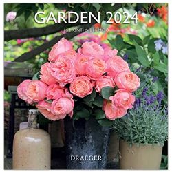 Draeger Paris | Stor väggkalender för trädgårdar/kontor/hem/månad 2024 att hänga upp 29 x 29 cm | 16 månader september 23 till dec 24 | 7 språk | dekoration, organisation | FSC®-certifierat papper