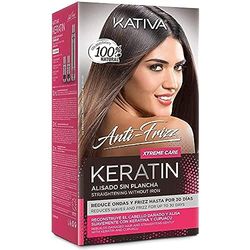KATIVA Keratin Anti-Frizz Alisado Sin Plancha Xtrem Care 30 Dias, Fair, 285 ml
