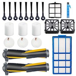 Vervangende onderdelen voor Shark IQ R101AE RV1001AE IQ R101 RV1001 RV1005AE RV1010AE RV1012AE RV2001AE Robot Stofzuiger, Accessoire Kit Belangrijkste Borstel & Filters & Side Borstels)