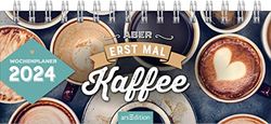 Mini Desk Calendar "Aber erst mal Kaffee" 2024: The Sayings Calendar for the Office or Home Office