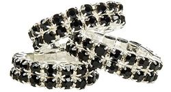 HKM Crystal, Gengive della criniera Unisex Adulto, Nero, Confezione da 5