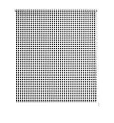 Estoralis | Cuisine | Store Enrouleur Moderne | Tissu translucide imprimé | Vichy-2 Antracite | 90 x 180 cm. (Largeur/Hauteur) Taille du Tissu 87 x 175 cm. | Stores pour fenêtres et Portes