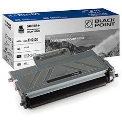 Black Point Cartouche de Toner pour TN-2120 - Noir - pour Brother HL: 2140 2150N 2170W MFC: 7440N 7840W 7320 DCP: 7030 7040 7045N - Certifié TÜV