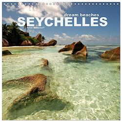 dream beaches - Seychelles (Wall Calendar 2026 12" x 24" / 30 x 60 cm (open)) CALVENDO 12 Month Wall Calendar