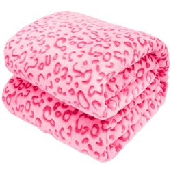 SEEGU Coperta calda rosa morbido pile coperte tiro coperte per letto