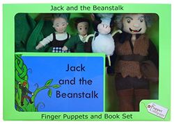 The Puppet Company Jack et la Tige de Haricot Ensemble de marionnettes à Doigts Traditionnel PC007903 Multicolore