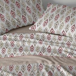 Burrito Blanco | Lenzuola Coralina | Letto da 135 cm. (+misure disponibili) | Lenzuola invernali | Design 770 | Colore pietra (135 x 190/200 cm)
