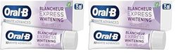 Oral-B 3D White Advanced Express Blancheur Éclatante Dentifrice 75 ml (Lot de 2)