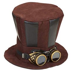 "Steampunk Top hat with goggles"