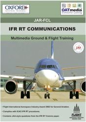 IFR RT Communications: Multimedia Ground and Flight Training