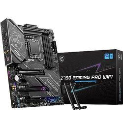 MSI Z790 GAMING PRO WIFI Scheda madre, ATX - Supporta processori Intel Core di 14a, 13a e 12a GEN, LGA 1700 - DDR5 Memory Boost 7200+MHz/OC, 3 x PCIe 4.0 x16, 3 x M.2 Gen4, 2.5G + 1G LAN, Wi-Fi 6E