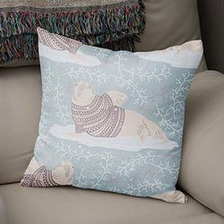 Bonamaison Decorative Cushion Cover, Polycotton, Multicolor, Standard