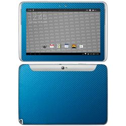 Designfolien@FoliX FX-Carbon-Blue Film décoratif pour Samsung Galaxy Note 10.1 Motif Fibre de Carbone Bleu