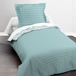 TODAY 57 fils Juego de Cama, Algodón, Azul, 140 x 190 cm