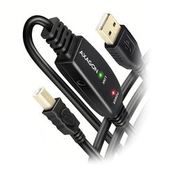 AXAGON ADR-215B aktiverar USB 2.0 Verbindningsskabel, USB-A auf USB-B - 20 m