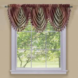 Achim Home Móveis Ombre Cascata Valance