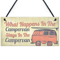 RED OCEAN Camper Camper Caravan Camper VW Geschenken Reizen Vakantie Opknoping Deur Teken Vriendschap Gift