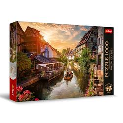 Trefl Premium Plus Quality - Puzzle Photo Odyssey: Lilla Venedig i Colmar, Frankrike - 1000 bitar, Unik fotoserie, Perfekt passande bitar, för vuxna och barn från 12 år