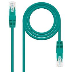 Nätverkskabel - Cat.5e utp awg24 slang, grön, 0,5 m, perfekt för snabba och stabila anslutningar i lokala nätverk. Mångsidig och robust*