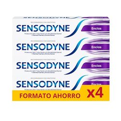 Sensodyne Gengive dentifricio con fluoro, sollievo per denti sensibili, protezione duratura contro la sensibilità dentale, confezione da 4 x 75 ml