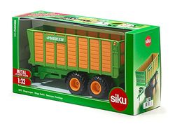 siku 2873 – Remorque d’ensilage, 1:32, Métal/Plastique, Orange/Vert, Eléments mobiles