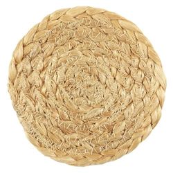 THE HOME DECO FACTORY Set di 4 sottobicchieri in Iuta, 10 cm