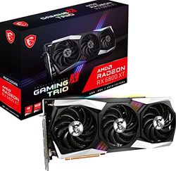 MSI Radeon RX 6800 XT GAMING X TRIO 16G Gaming Graphics Card - 16GB GDDR6, 2285 MHz, PCI Express 4, 256-bit, 3x DP v 1.4a, HDMI 2.1