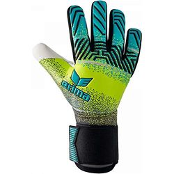 Erima Unisex-Jeugd Flex Rd Robusto keeperhandschoen (7222003), petrol/lime/zwart, 5,5