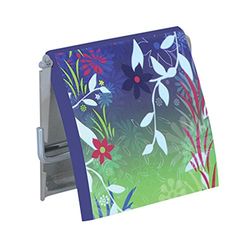 MSV Portarotolo da Parete MDF e Acciaio Inossidabile LANGKAWI Multicolori