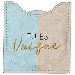 Toga Draeger - Miroir Tu ES Unique - Miroir Rond de Poche à Emmener Partout - Idéal Cadeau Anniversaire, Toutes Occasions - Dimensions 8,5 cm x 8 cm 76005905 Small