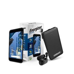Energizer MégaPack Smartphone + Écouteurs Powerbank | Smartphone Ultimate U505S - Double SIM - Noir - Débloqué + écouteurs sans Fils True Wireless TWS40 + Powerbank 10000 mAh