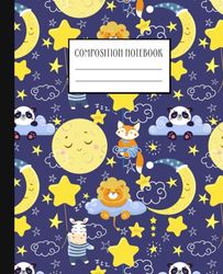 Composition Notebook: 100 pages wide ruled paper journal for kids