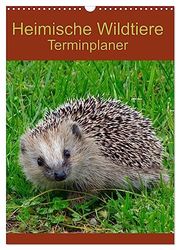 Heimische Wildtiere Terminplaner (Wandkalender 2026 DIN A3 hoch), CALVENDO Monatskalender: Wildtiere in ihrem natürlichen Lebensraum