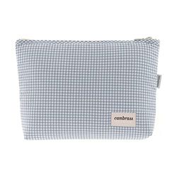 Cambrass Baby Toiletry Bag - Baby Toiletry Bag with Zipper - Toiletry Organizer Bag - Mini Windsord Grey 6 x 28 x 20 cm