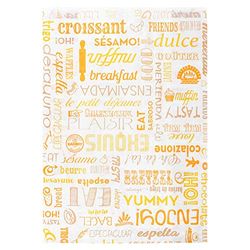 García de pou Sachets Croissants ''Parole'' 32 G/M2 19+8X26 Cm Blanc Cellulose - 500 unités