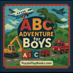 ABC Adventure for Boys: Alphabet Book, Baby Book, Children’s Book, Toddler Book