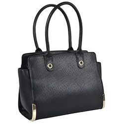 Paparazzi Women's Dakota Hand Bag, Black, 33 x 24 x 16cm