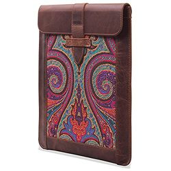 Londo Bolso de Aseo, Viaje en Cuero Genuino, para cosméticos, afeitarse los artículos, Dopp Kits, Unisex - S, Marrón