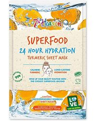 7th Heaven Superfood 24 Hours Hydration Turmeric Sheet Mask