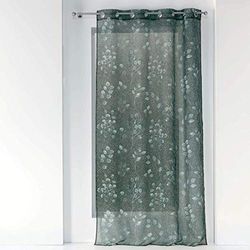 DOUCEUR D'INTERIEUR Panel con Ojales, 140 x 240 cm, Gasa Arena Estampada Antalya Caqui