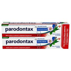 Parodontax Dentifricio Freschezza intensa Dentrifice, Alleviare la sensibilità dentale, Extra Fresh, Confezione da 2 x 75 ml