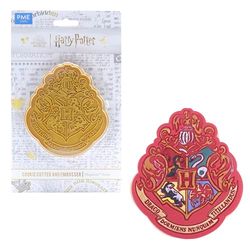 PME Harry Potter Cookie Cutter & Embosser, Hogwarts Crest, White