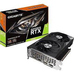 Gigabyte NVIDIA GeForce RTX 3060 WINDFORCE OC V2 Carte graphique - 12GB GDDR6, 192-bit, PCI-E 4.0, 1792MHz Core Clock, 2x DP 1.4, 2 x HDMI 2.1, NVIDIA Ampere - GV-N3060WF2OC-12GD