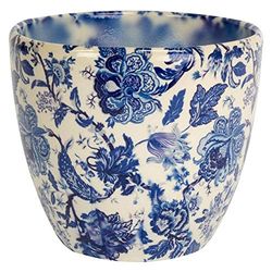 Ivyline Monza Pot de Fleurs Vintage Bleu 15,2 cm