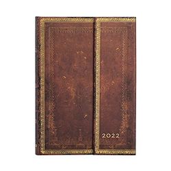 Paperblanks Agendas 12 Mois 2022 Sierra, Vertical, Midi (130 x 180 mm) DE7708-4