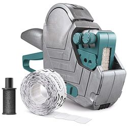 METO Set d'étiqueteuses Basic M - prix, prix de base (2 lignes, 16 chiffres pour étiquettes 22 x 16 mm, prêt à l'emploi immédiat), 1x étiqueteuse manuelle