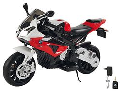 Ride-on motocyclette BMW S1000RR rouge 12V