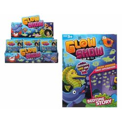 BigBuy Fun Set d'autocollants Glow Show Oceanic Animaux Fluorescent